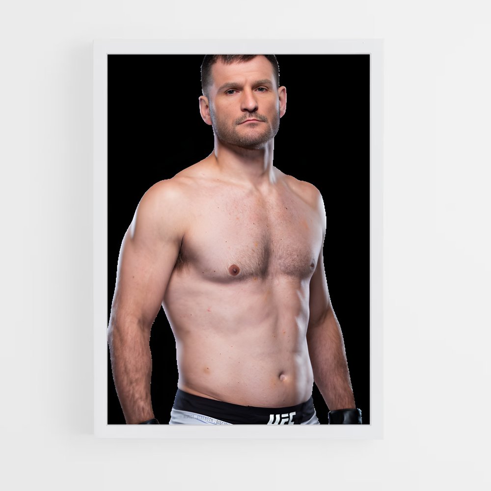 Poster Le Champion de l'Octogone – affiche MMA (vue 3)